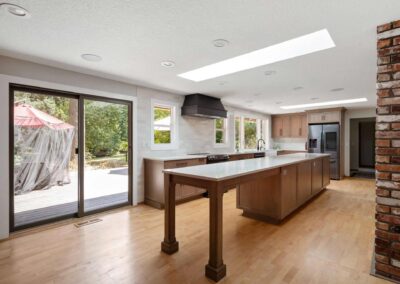Kitchen Remodeled Island in Sandy by Livewell Construction